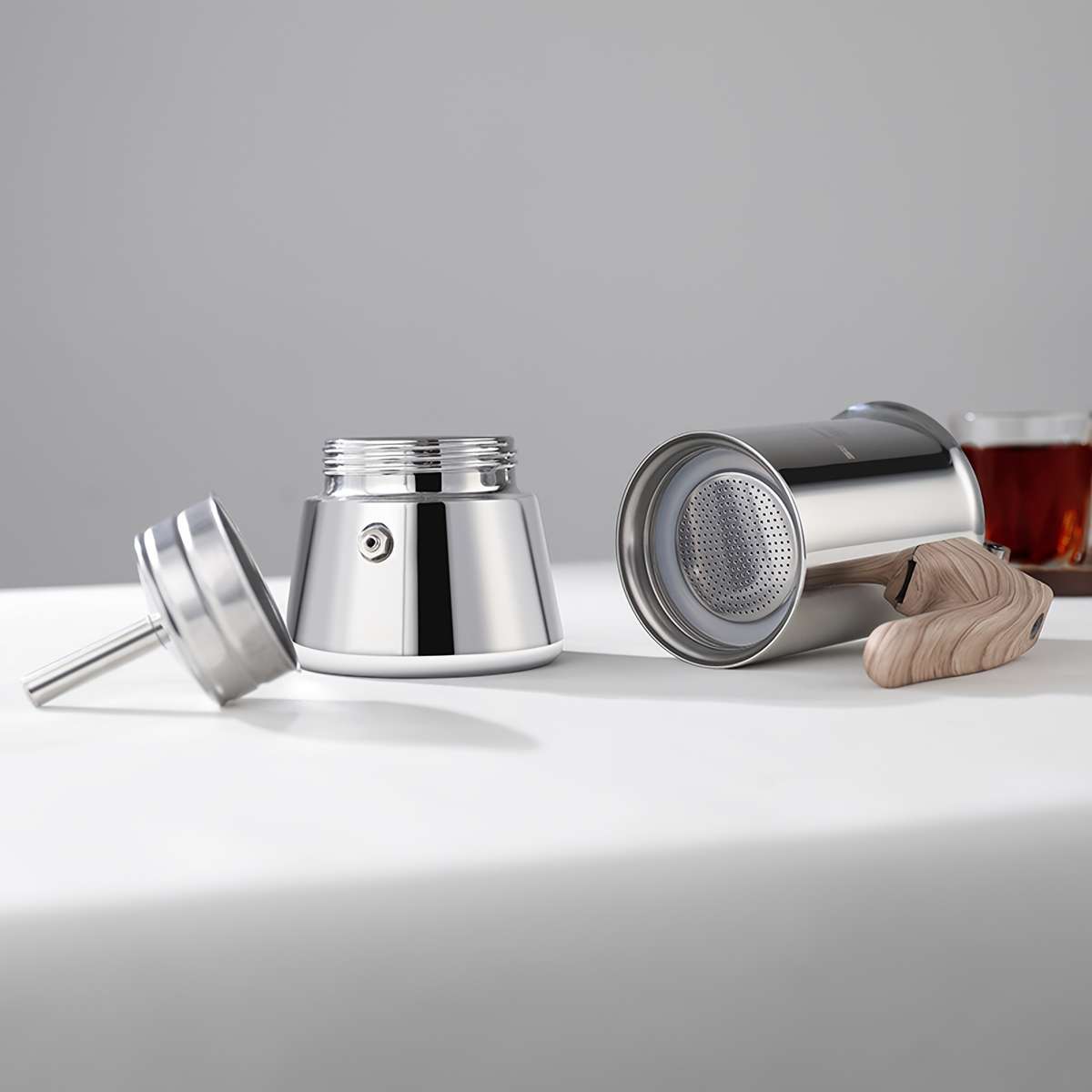 Coffee Machine Color Silvery Capacity2 Cups100Ml3.4Oz