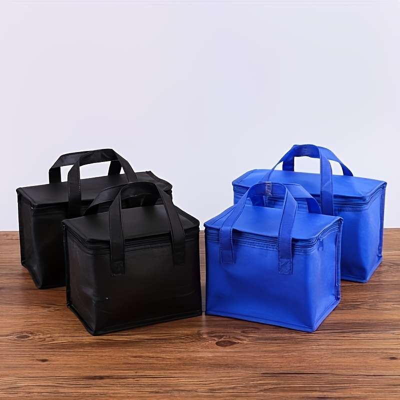 Durable 1 Portable Lunch Cooling Foldable Insulated Picnic Ice Red Blue Black
