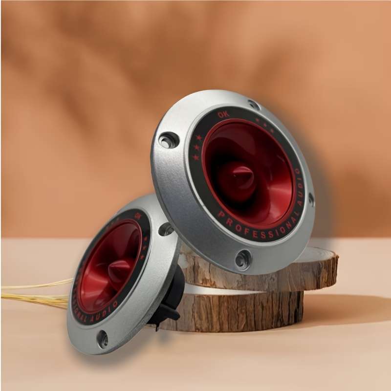 Speaker Color 4 Inch Piezo Tweeter Red