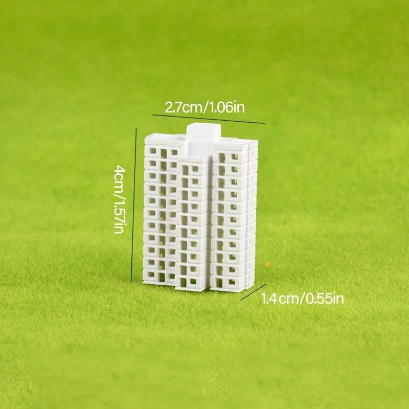 3D House Model Ornaments Items 18Storey Building 1800