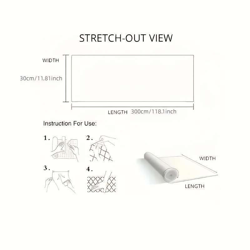Self Adhesive Floor Stickers Ym 30Cm*300Cm 11.81Inch*118.1Inc