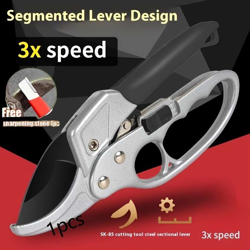 Scissors Model Silvery Black Hand Guard  Sharpening Stone