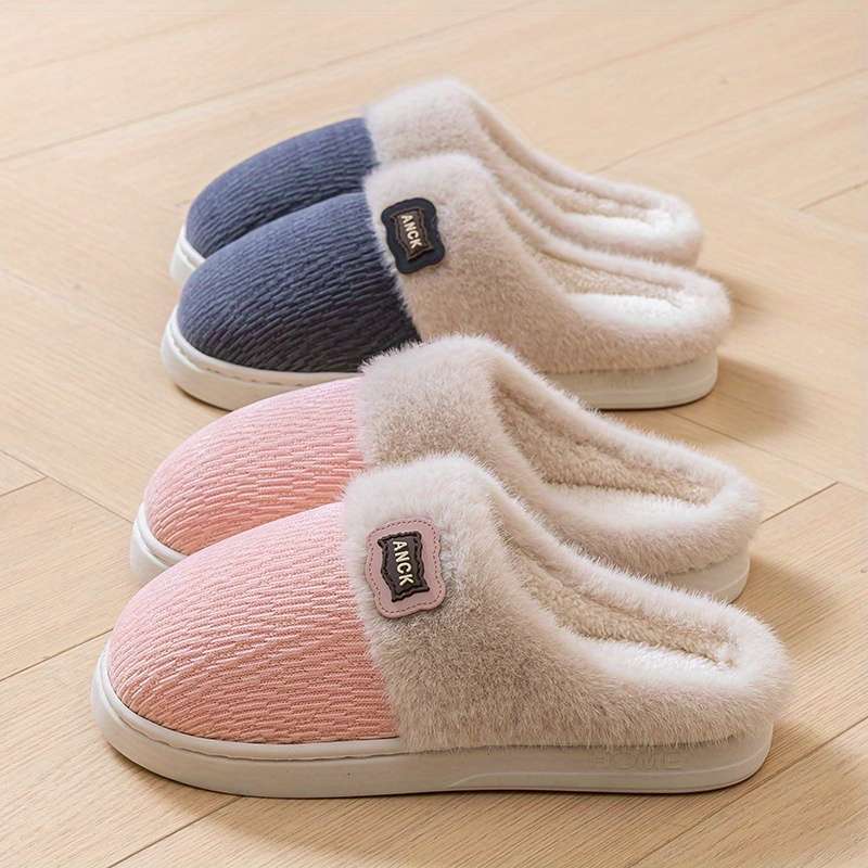 Cotton Slippers Color Deep Sea Blue Mens Sizeuk 2.5-3