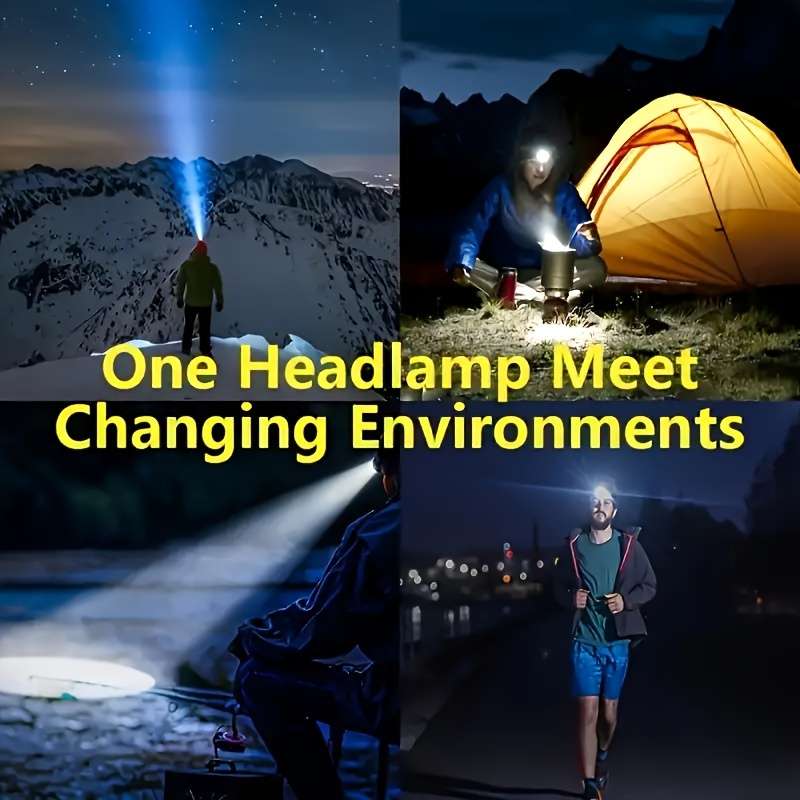 Headlamp Quantity 2Pcsbuiltin Battery