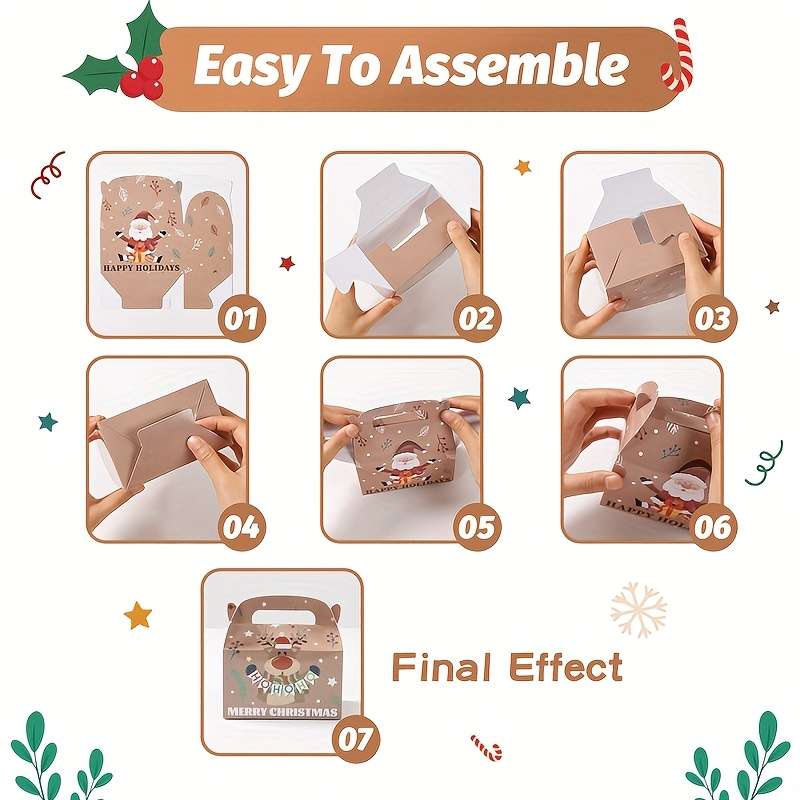 Christmas Gift Boxes Quantity 4Pcs