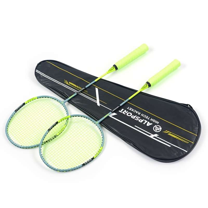 Badminton Racket Color Luminous 2Pcsfree Bag
