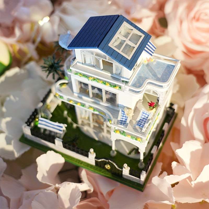 Building Toy Architectural Model Toy Set Model Mini Villa