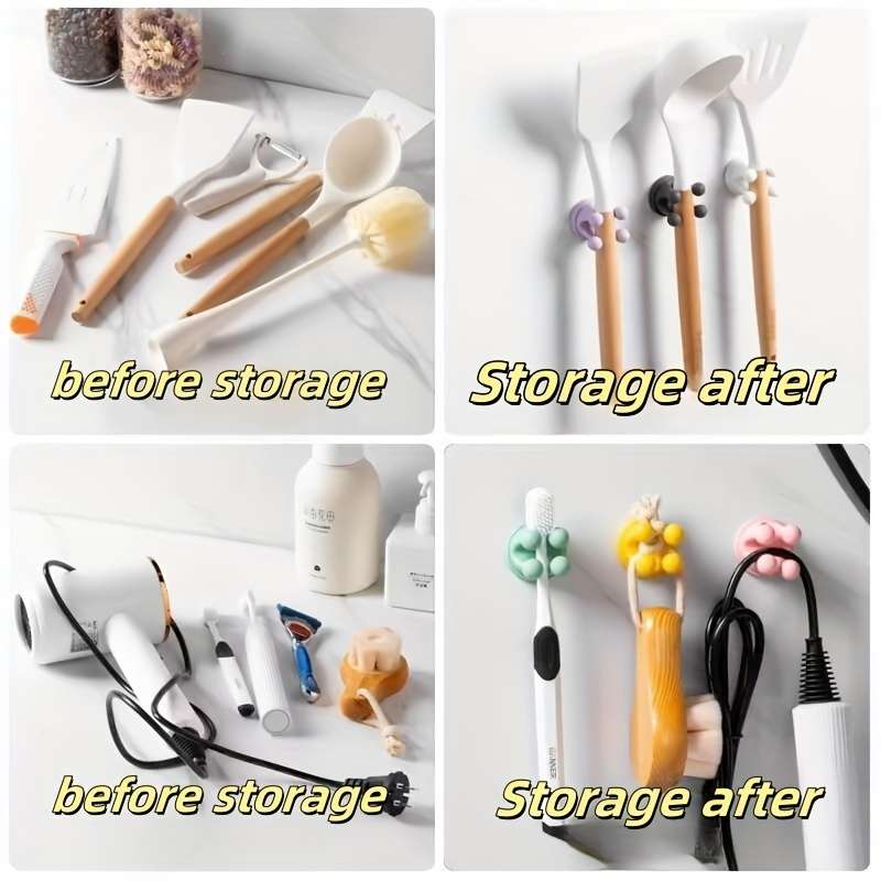 Hook Upcolor Colorful Quantity 4Pcs