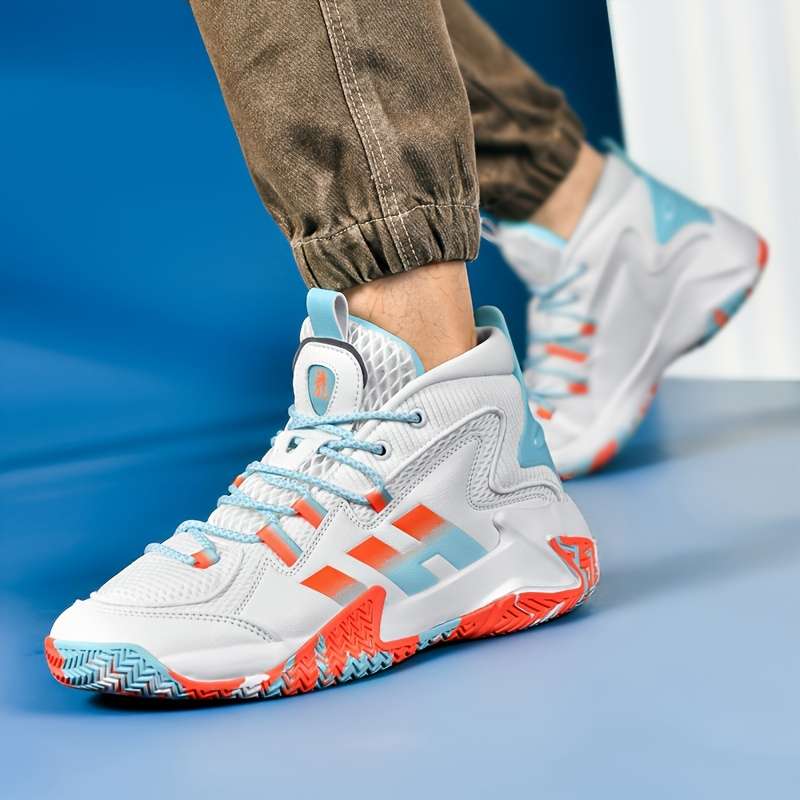 Sneakers White Orange Size Uk 7