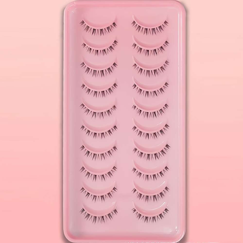 False Eyelashes Model 18K 10P Fpxjm