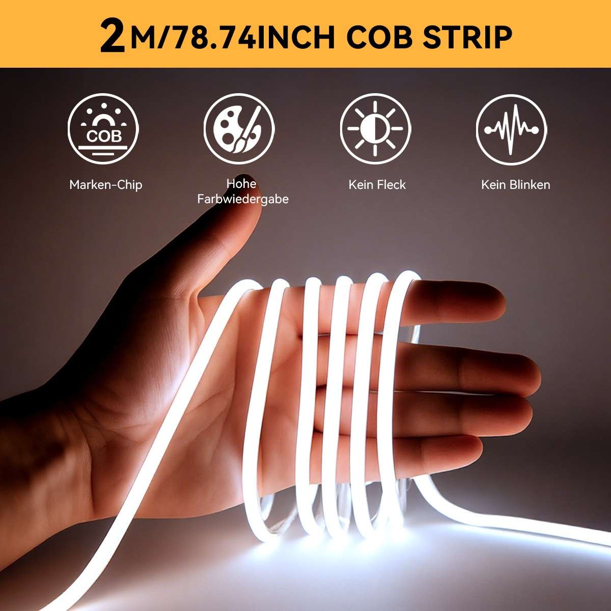 400 Led Hotu Thin Cob Led 5M