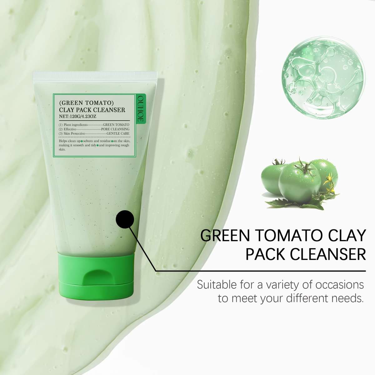 Facial Cleansing Capacity 120G*2Pcs