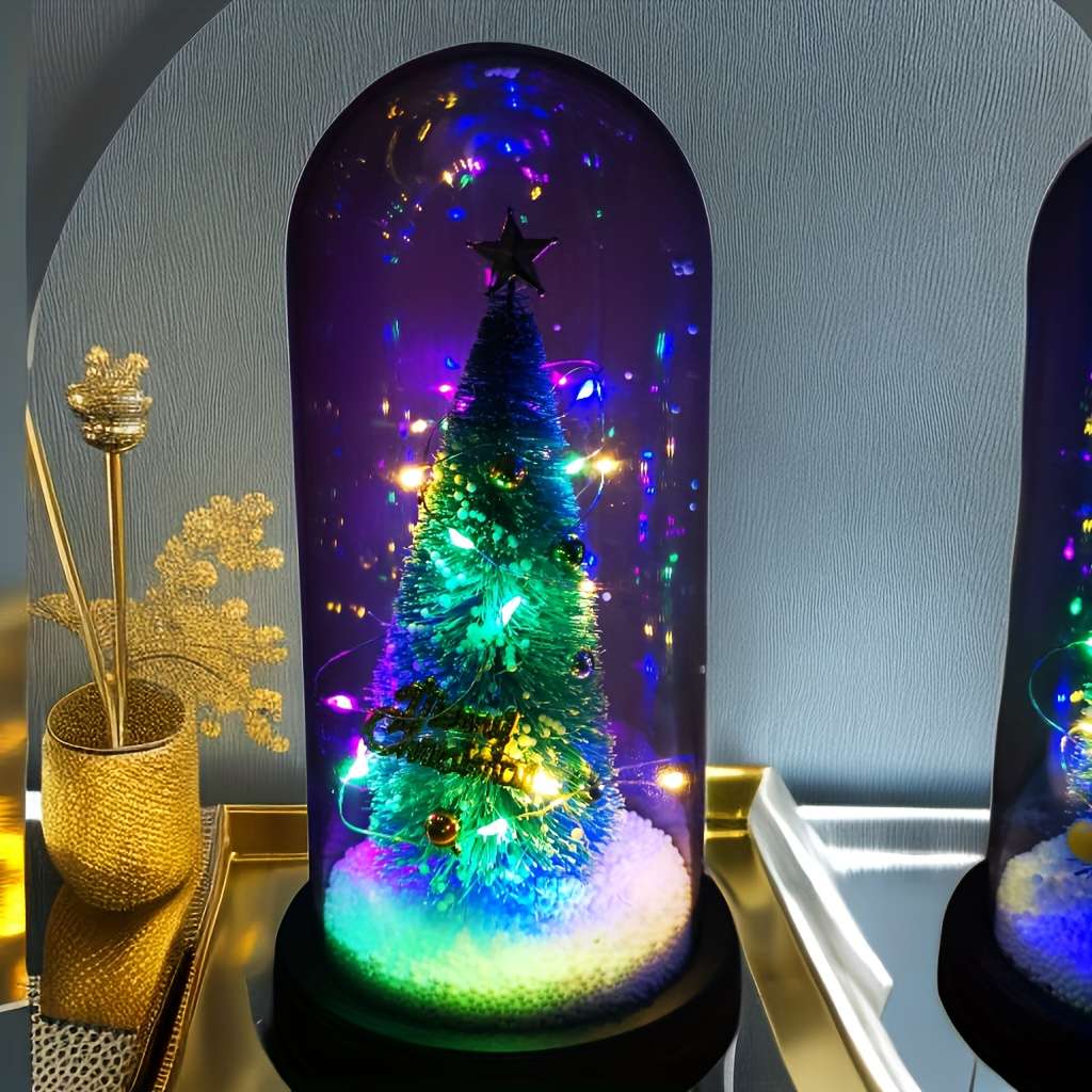 Christmas Lights Holiday Season Tree Orange Deer