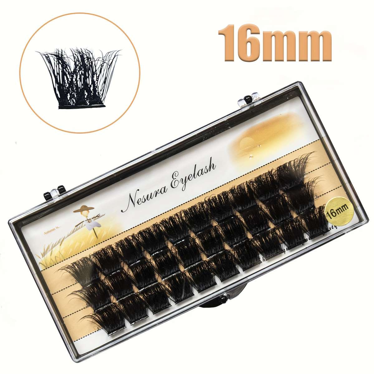 False Eyelashes Size 10Mm
