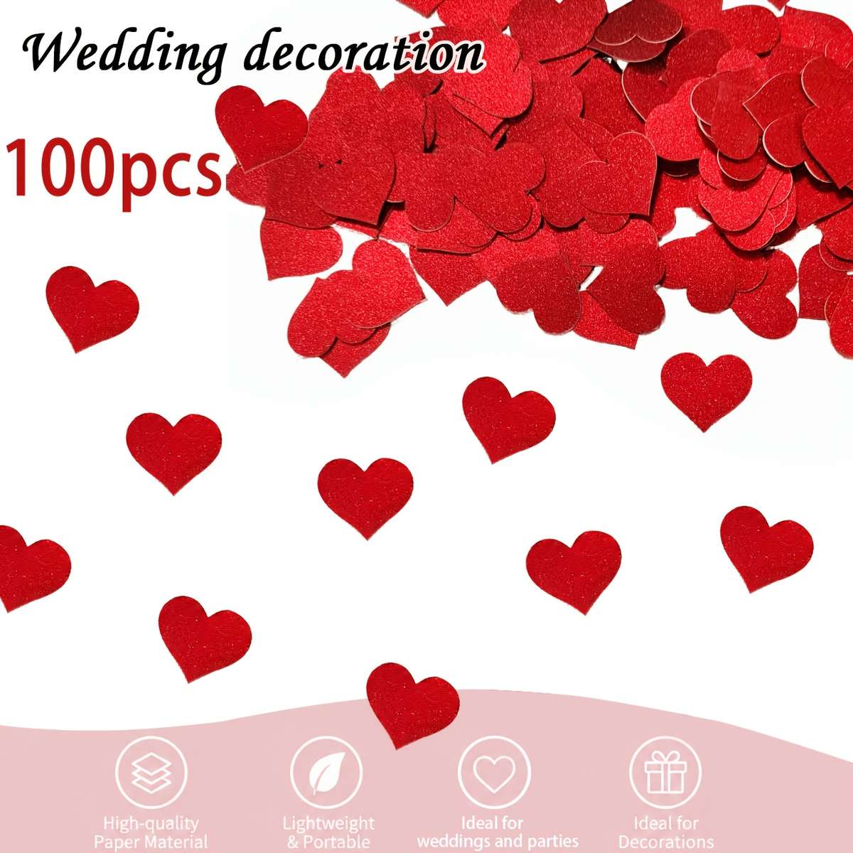 Wedding Supplies Quantity 100Pcs