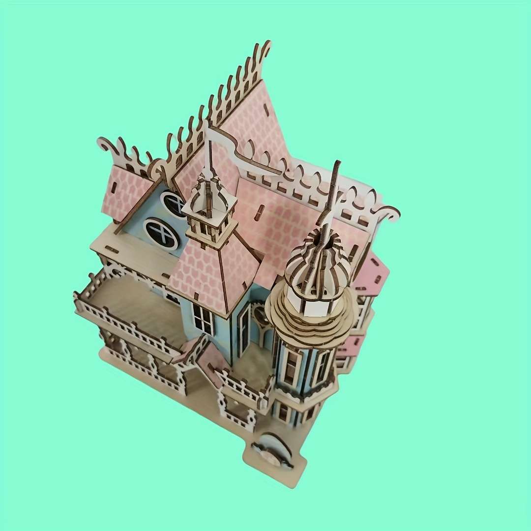 Building Toy Architectural Model Toy Set Style Dream Villa