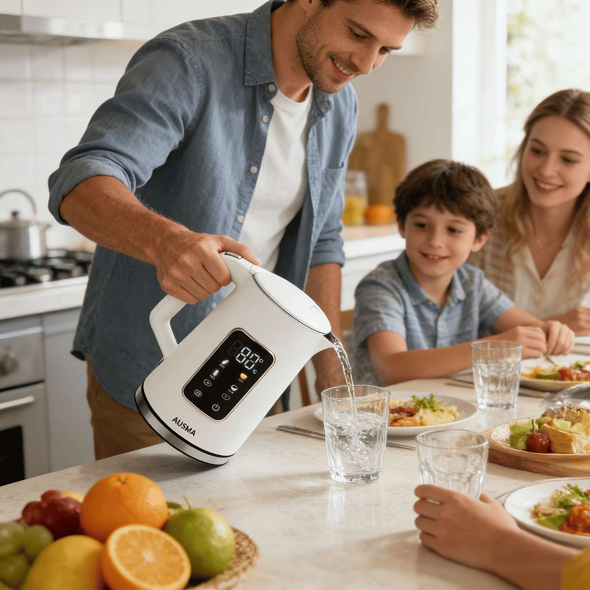 7L Cordless Digital Electric Kettle Precise Temperature