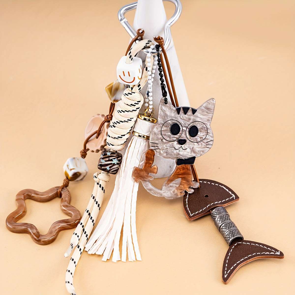 Keychain Ornament Color Brown