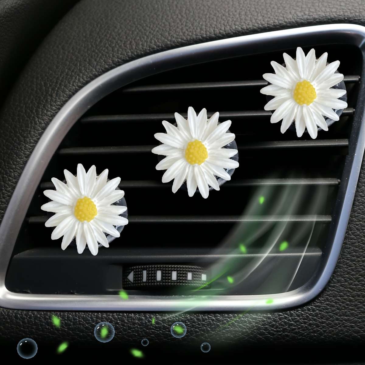 Car Interior Decor Color 3 White