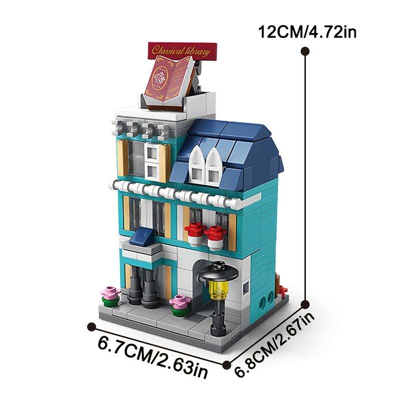 Building Toy Architectural Model Toy Set Items Fourth Set   559Pcs