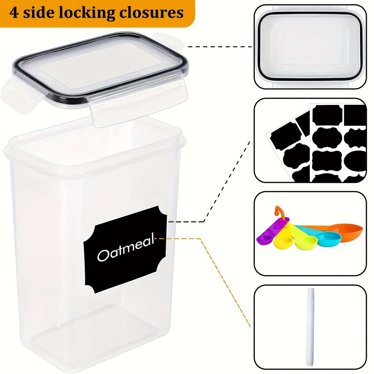 Sealed Jar Quantity 12 Piece Set 6 Lids  6 Boxes