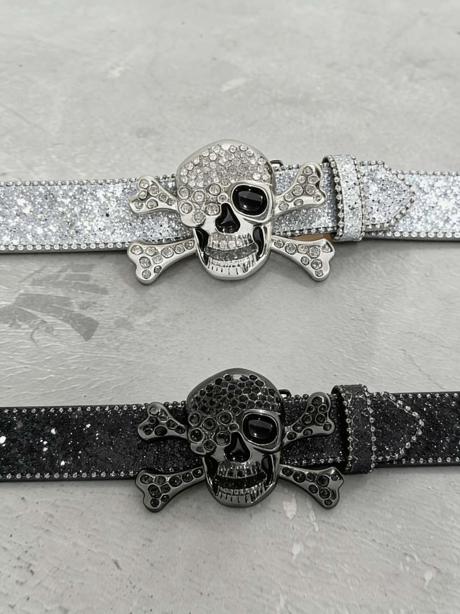 Belt Color Texture Silvery Size 112Cm