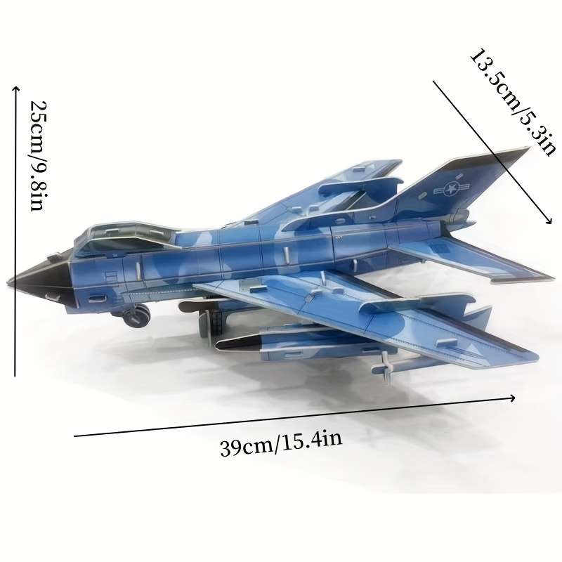 3D Jigsaw Puzzle Model Ship Model Blue Bomber