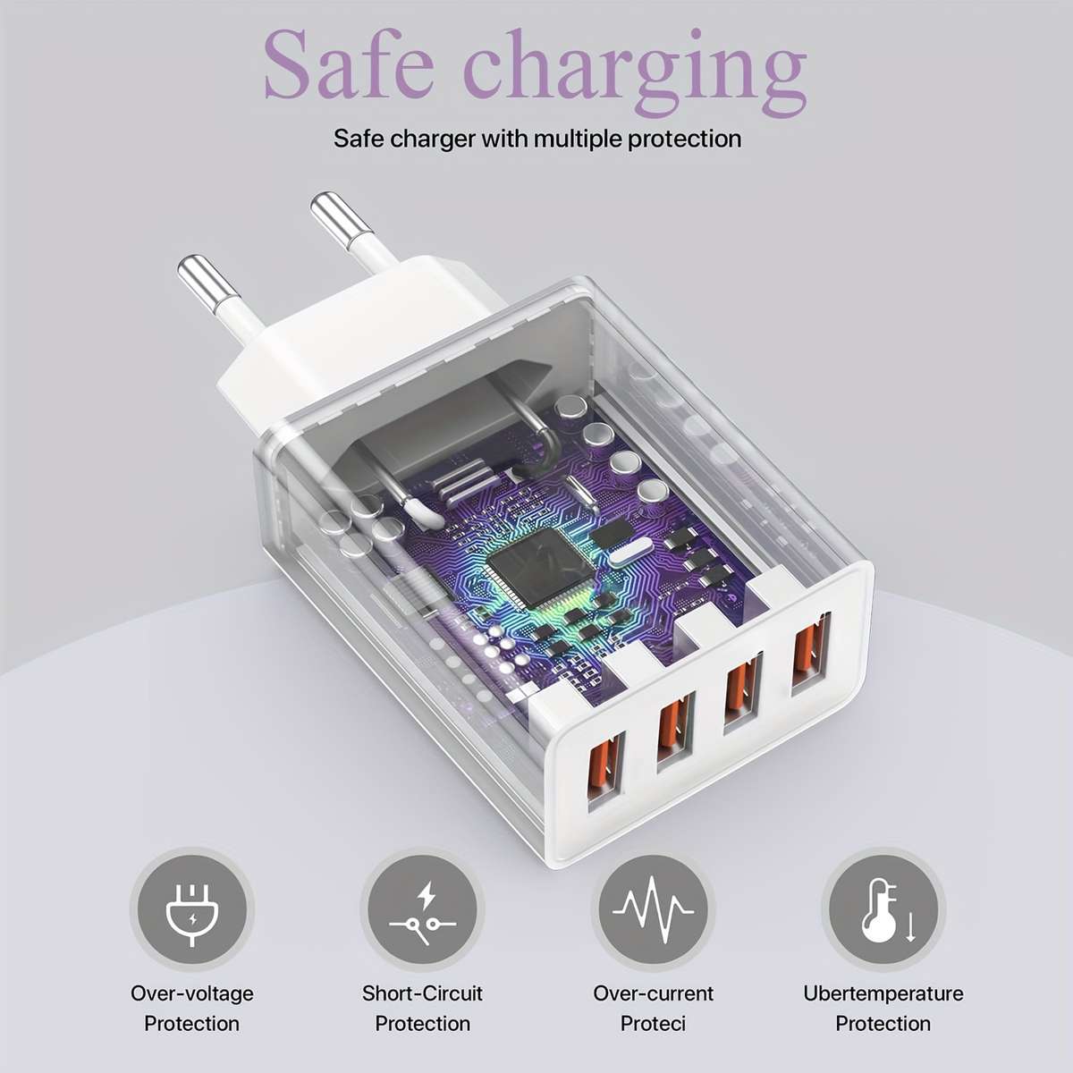 Charger Items Orange Usb Adapter