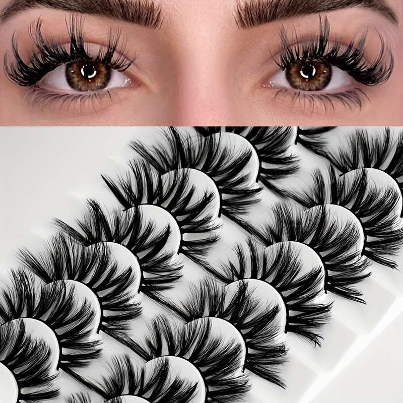 False Eyelashes Color Black 2