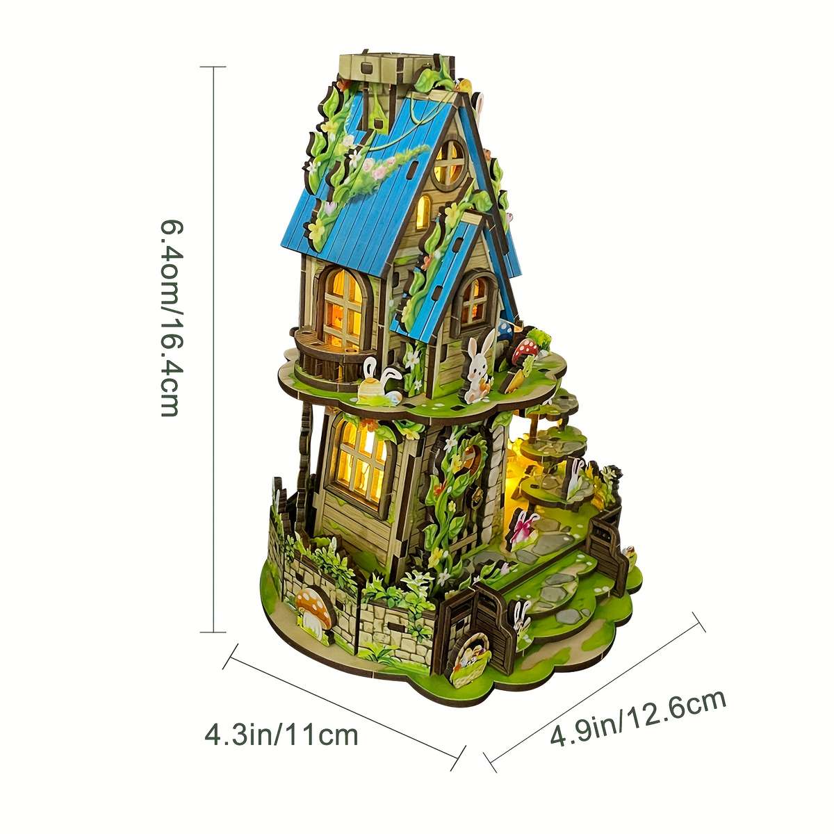 3D Model Desktop Ornaments Style Tree House