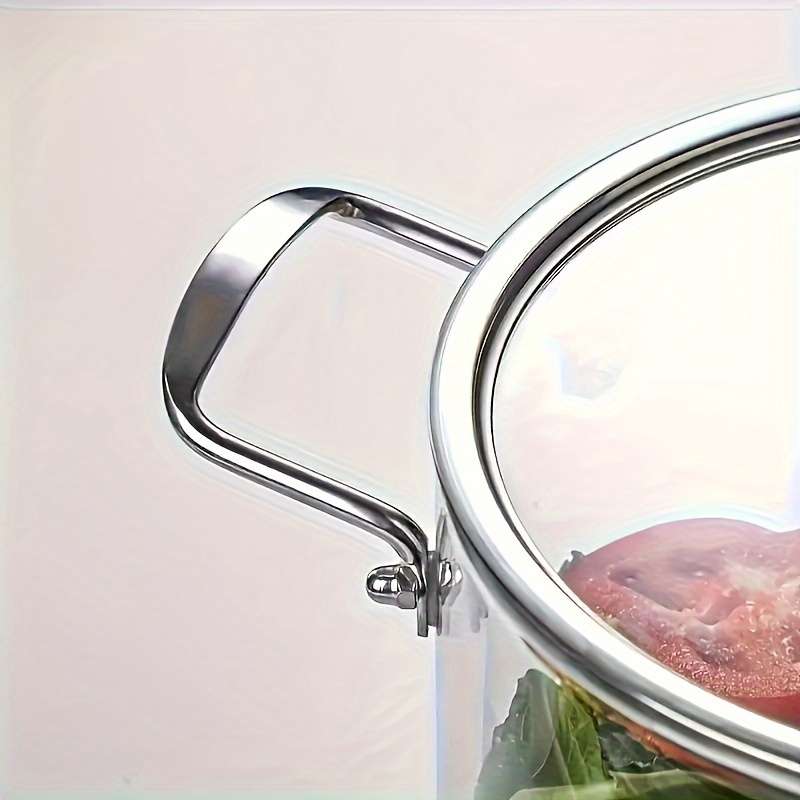 5Pcs Luxury Glass Soup Pot With
