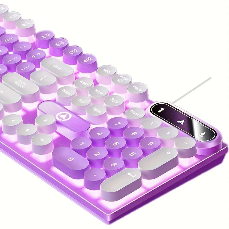 keyboard color White Blue