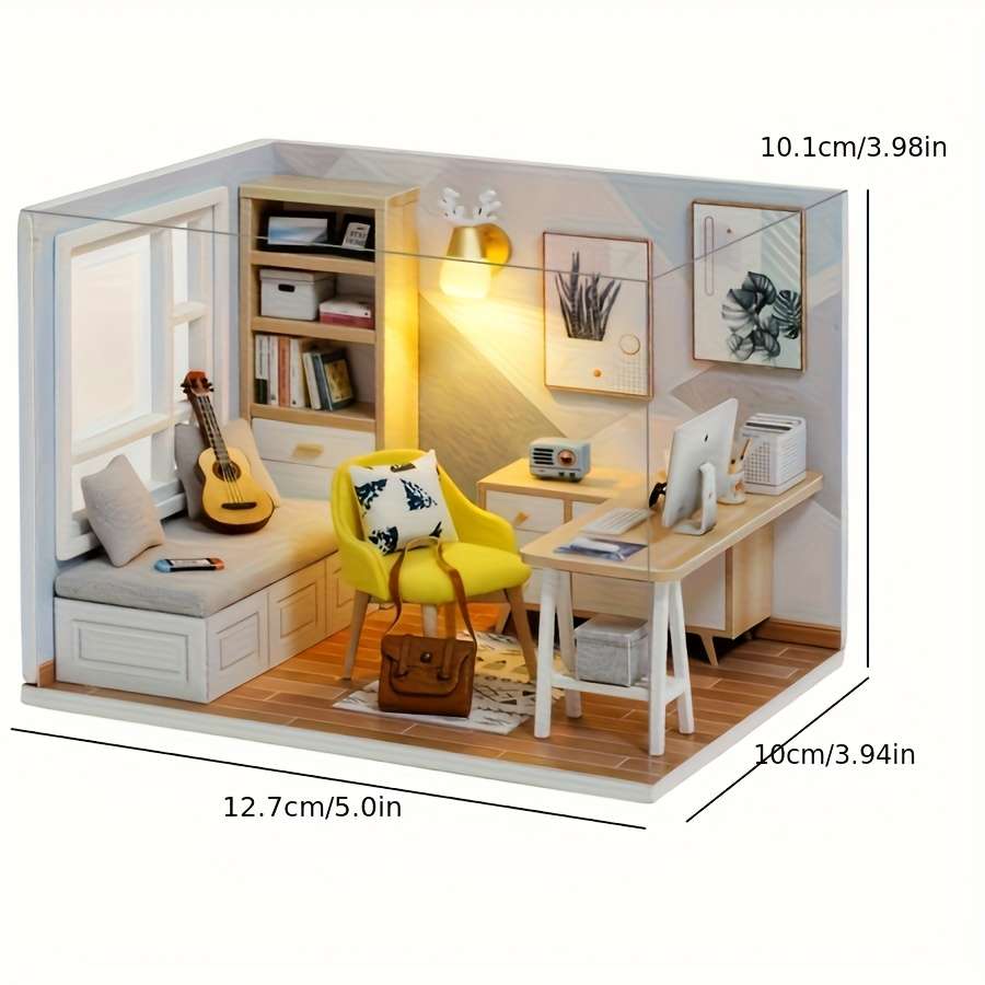 3D Model Desktop Ornaments Items Sunshine Study  Dust Cover  Tools