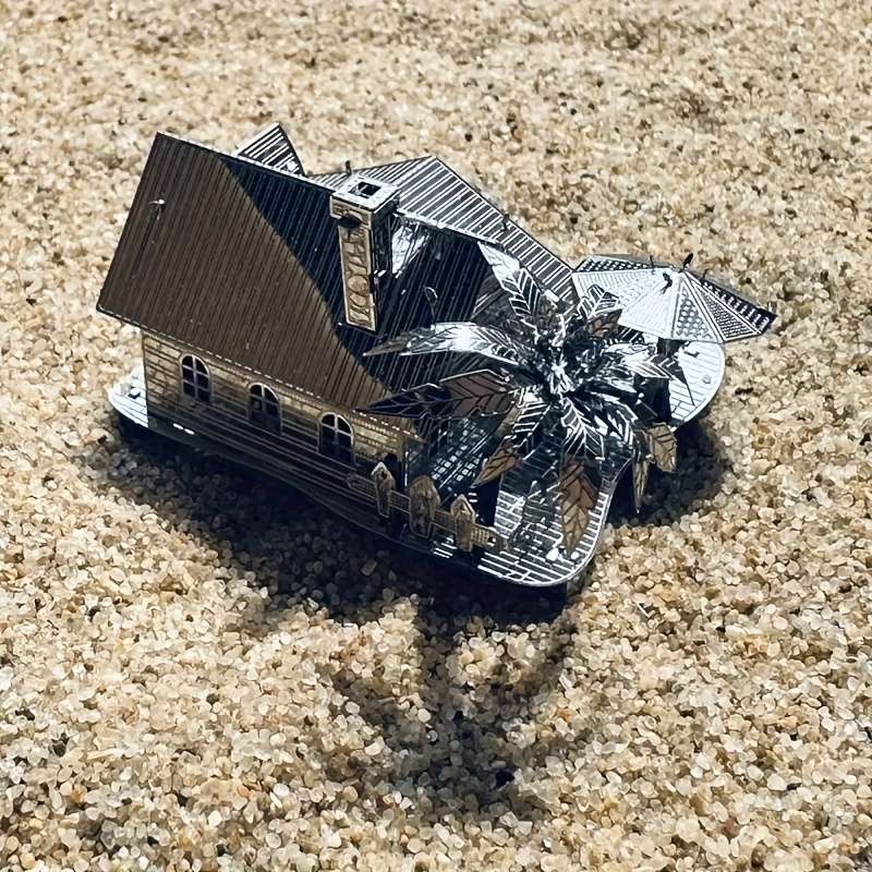 Building Toy Architectural Model Toy Set Style Beach Huts