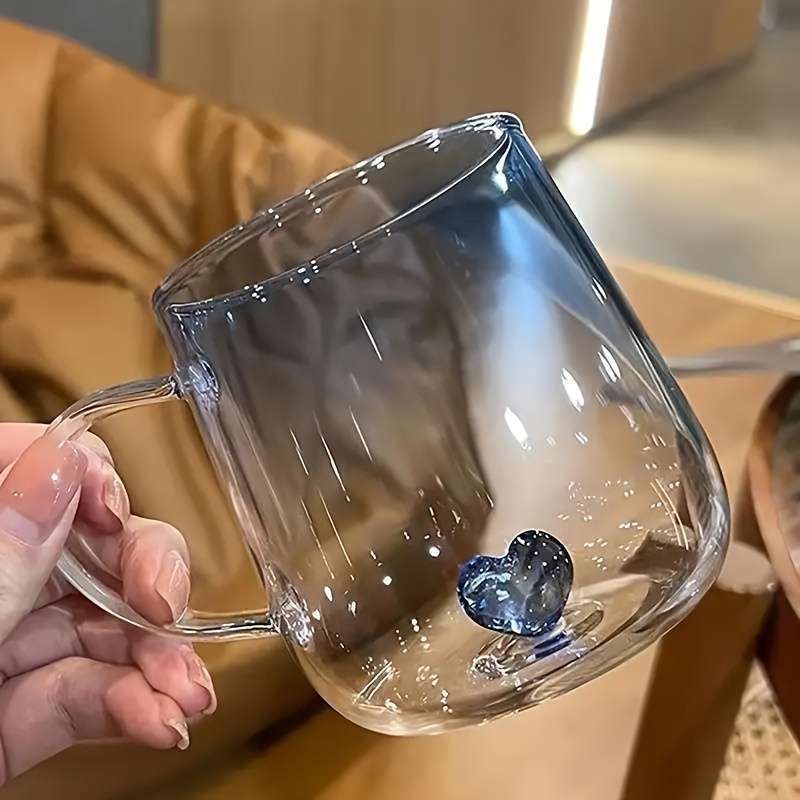 Water Cup Color Gradient Blue