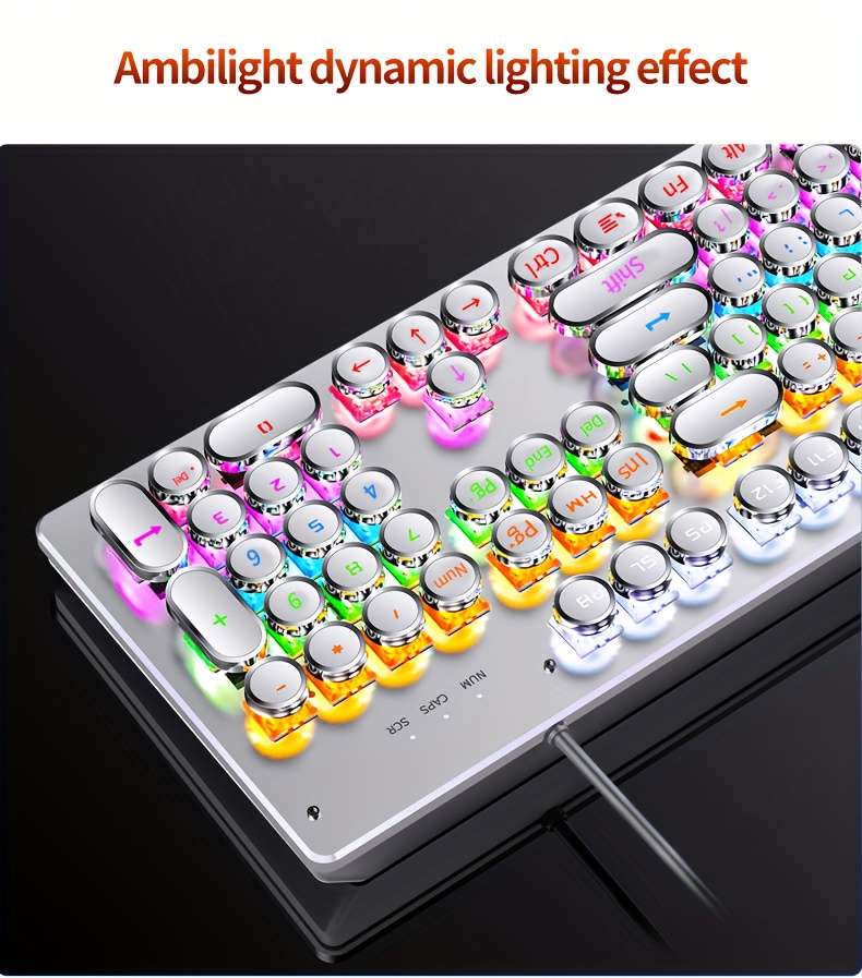 ZK-4 Mechanical Keyboard White