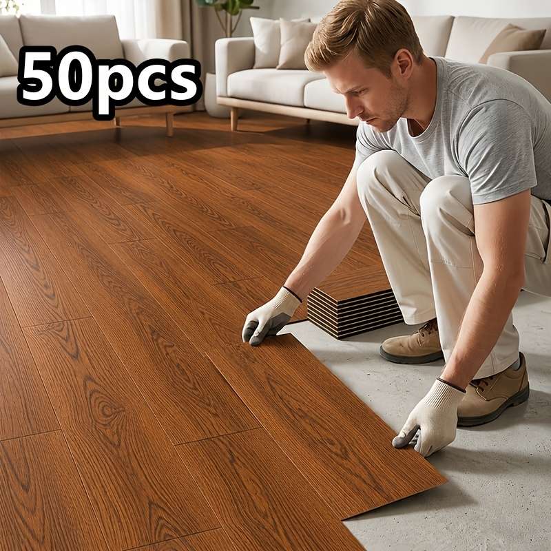 Self Adhesive Floor Stickers Lth8607 50Pcs