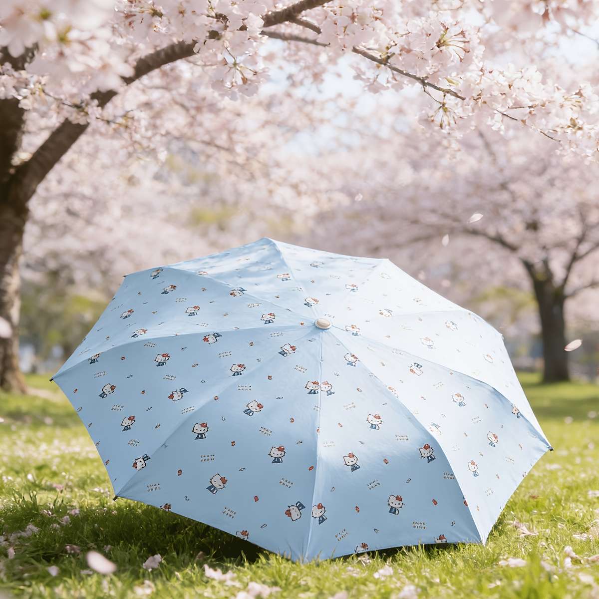 Umbrella Style Hellokitty  White 8K