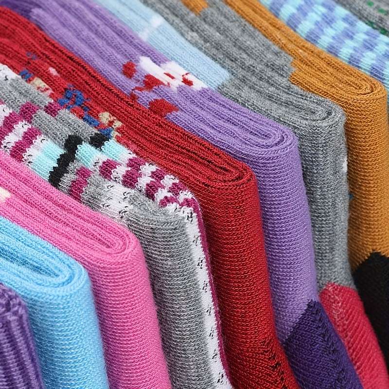 Women S Socks Color 5 Pairs Of Random Mixed Colors Size Onesize
