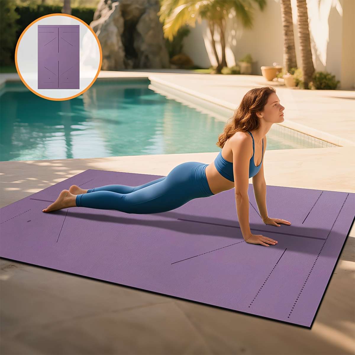 Yoga Mat 31.5*70.87In80*180Cm