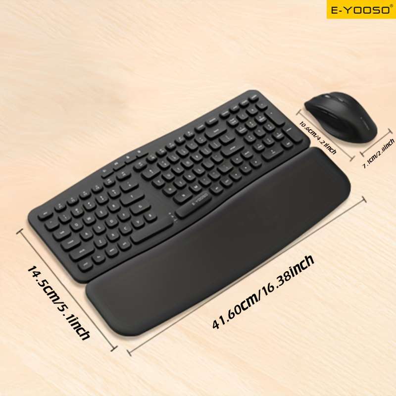 Advanced Abs Finish For Business Travel Yooso Wireless Keyboard And Mouse Set