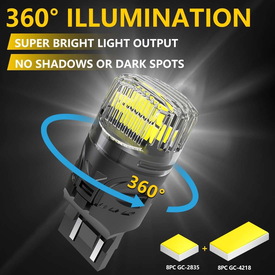 Car Lights Color White