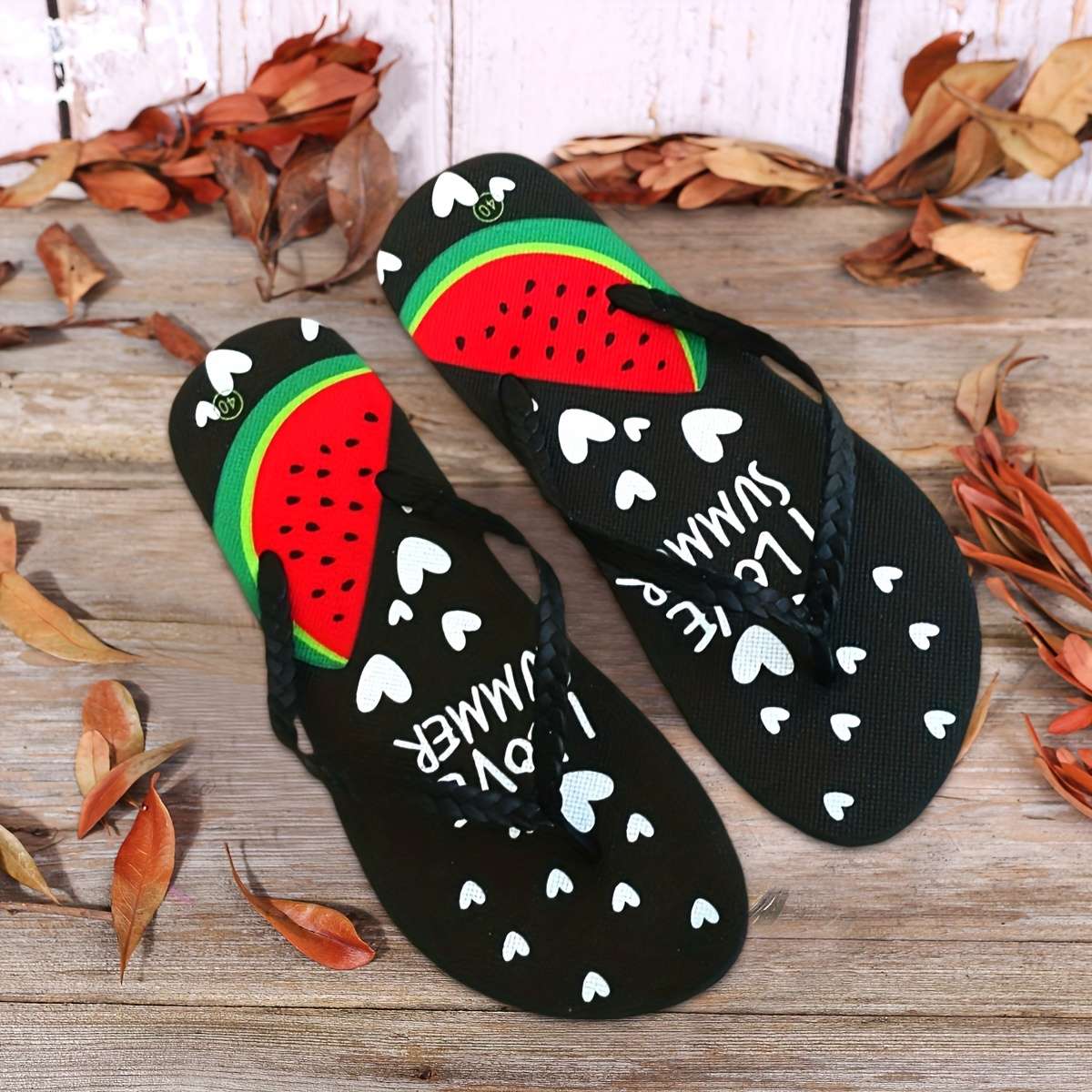 Ladies Summer Flip Flops Black Uk 7