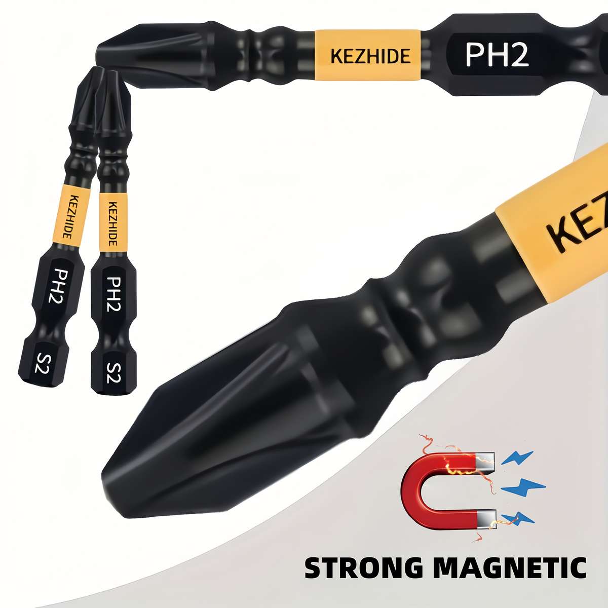 Screwdriver Bit Tool Set Model 50Mmph2 Quantity 5Pcs