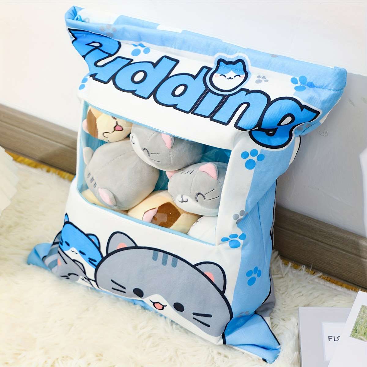 Plush Toys Color White Cat