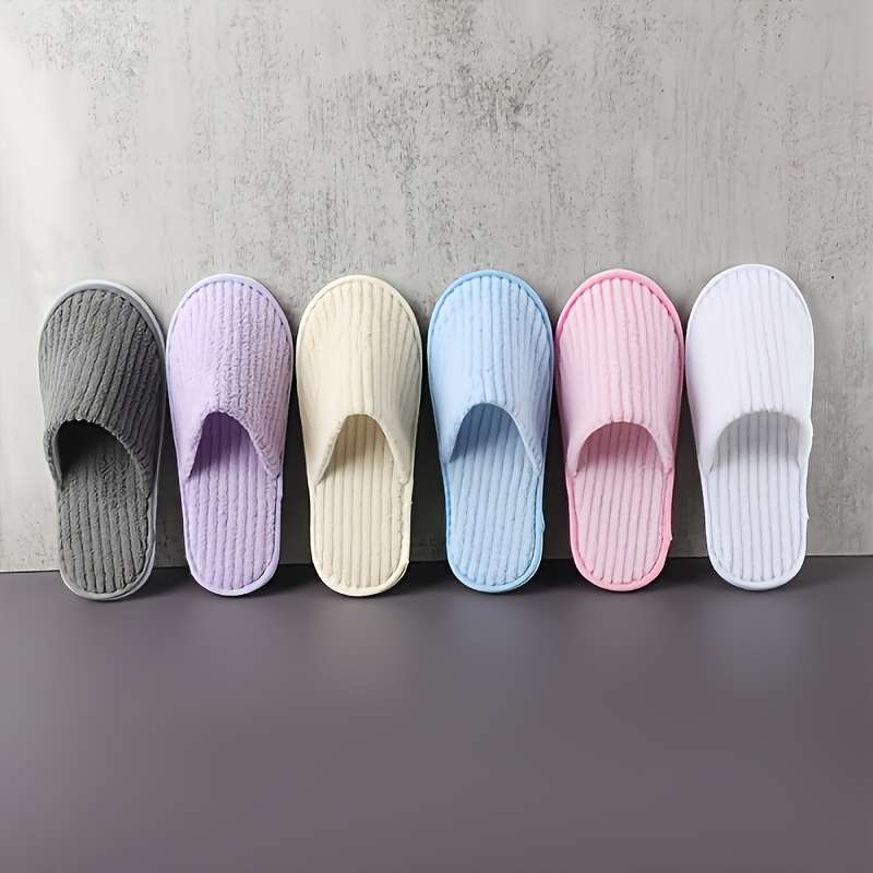 Cotton Slippers Color Violet Sizeuk 7
