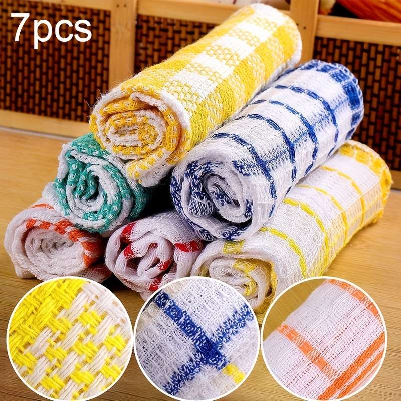 Rag Items 7Pcs Mixed Colors