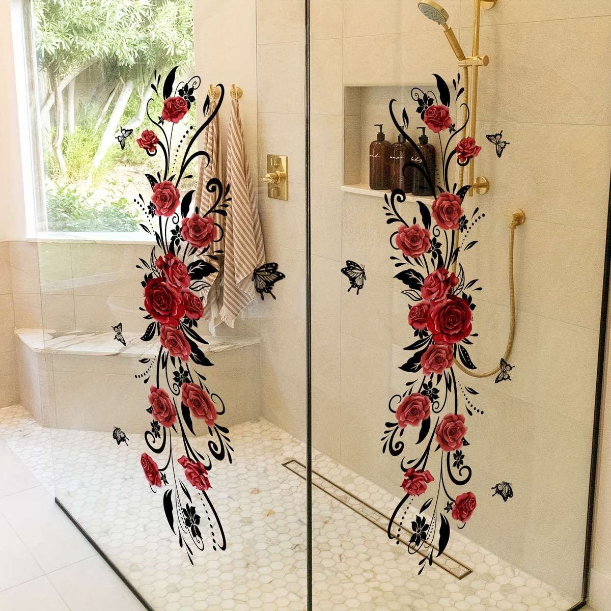 Window Stickers Size 15*60Cm*2Pcs