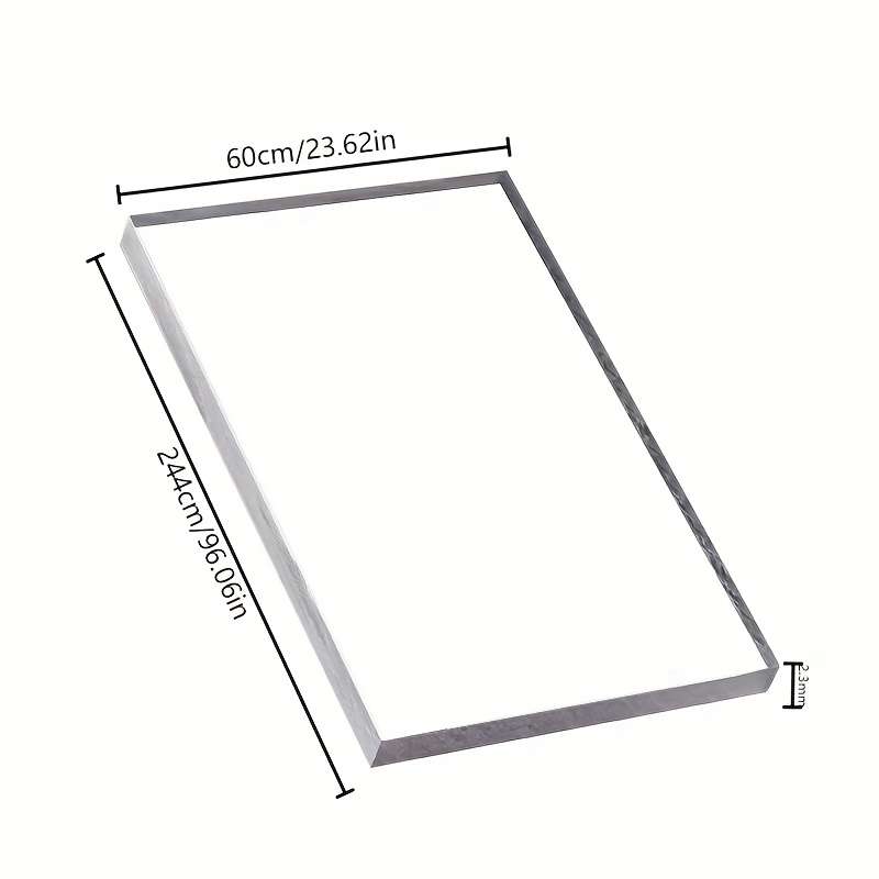 Polycarbonate Sheets Color Smoke Grey Size60Cm*2.44M*2.3Mm