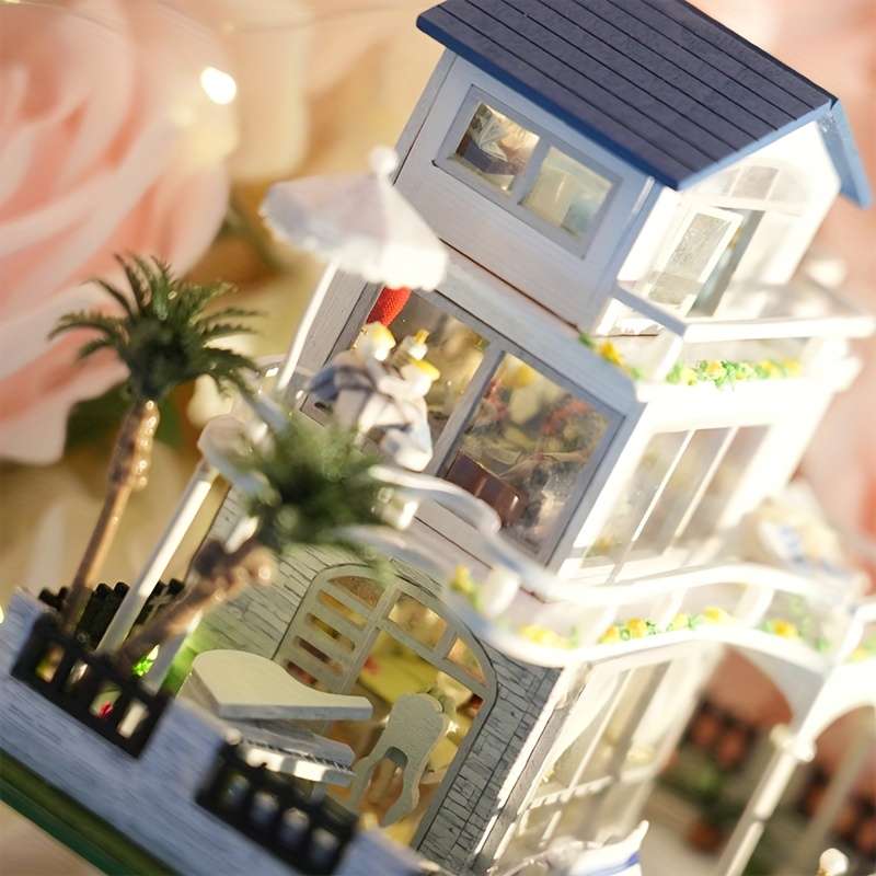 Building Toy Architectural Model Toy Set Model Mini Villa